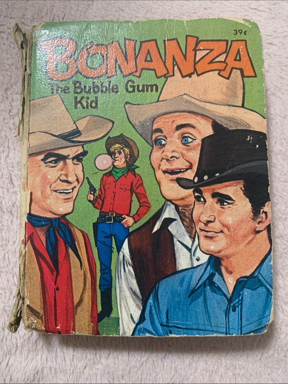 The Bubble Gum Kid - Green Cover Kids' Story Book copyright 1967
